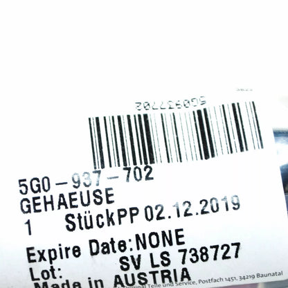 NEW AUDI A1 SPORTBACK GB 19 PIN FLAT CONTACT HOUSING 5G0937702 ORIGINAL