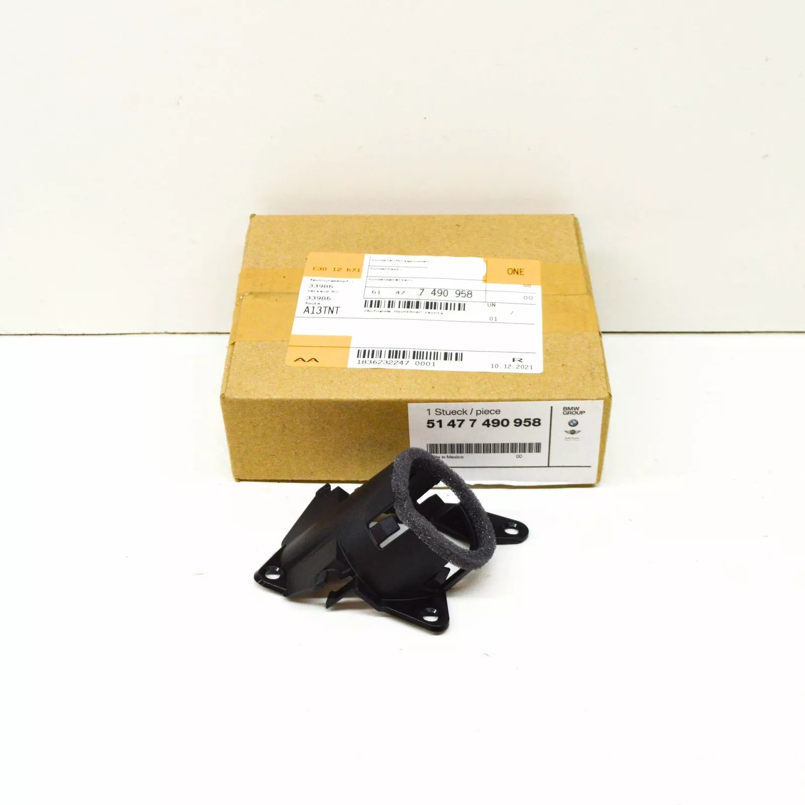 NEW BMW X4 G02 M F98 RIGHT TWEETER SPEAKER COVER 51477490958 ORIGINAL