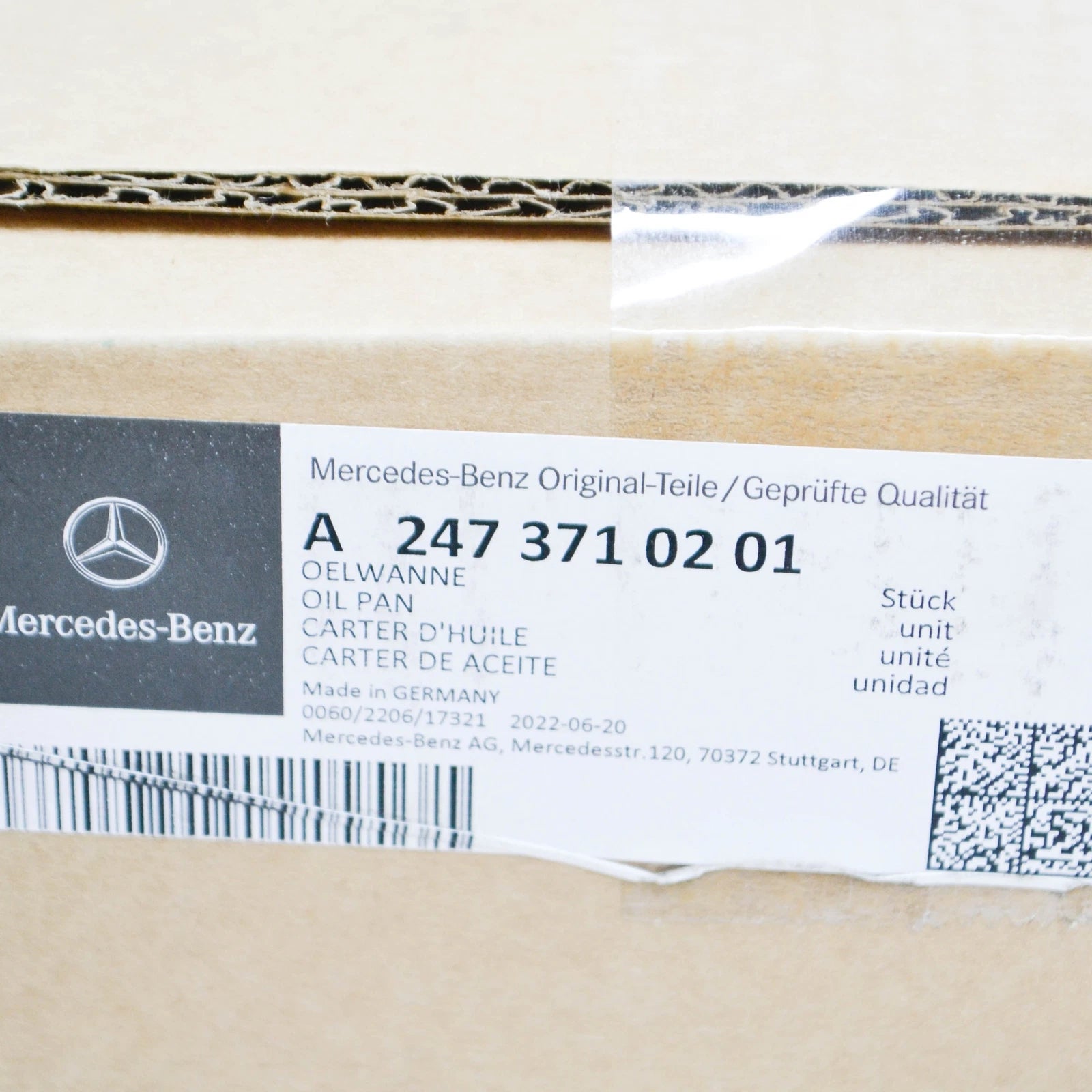 NEW MERCEDES-BENZ GLB X247 OIL PAN A2473710201 ORIGINAL