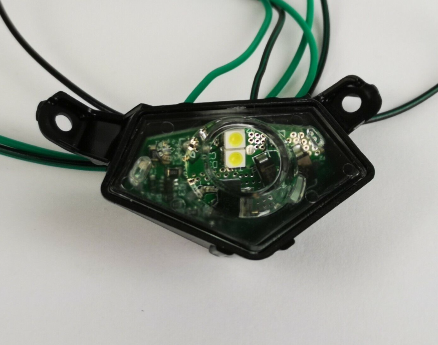 new ford fiesta mk6 front door mirror lamp assy d1bb-13b375-ab 1900218 original