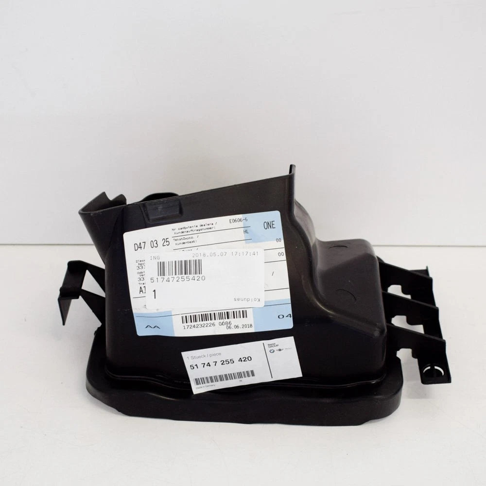 NEW BMW 3 F30 RADIATOR RIGHT AIR DUCT 51747255420 7255420 330E ORIGINAL