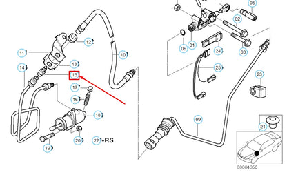 NEW BMW 3 E46 CLUTCH CONTROL LOCK VALVE 21526755892 6755892 ORIGINAL