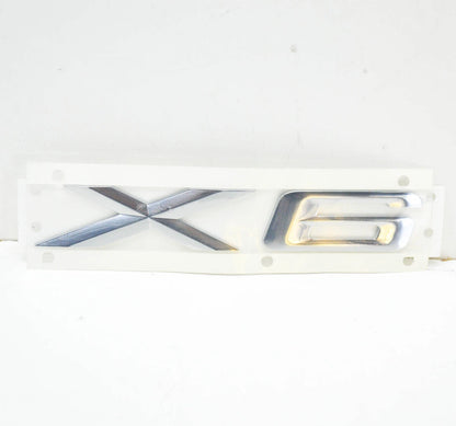 NEW BMW X6 E71 LABEL STICKER BADGE EMBLEM 51147196556 7196556 2011 ORIGINAL