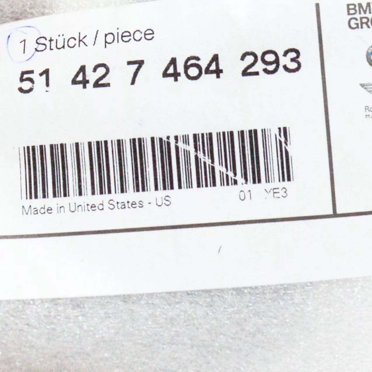 NEW BMW X3 F25 REAR LEFT DOOR LOUDSPEAKER COVER 51427464293 ORIGINAL