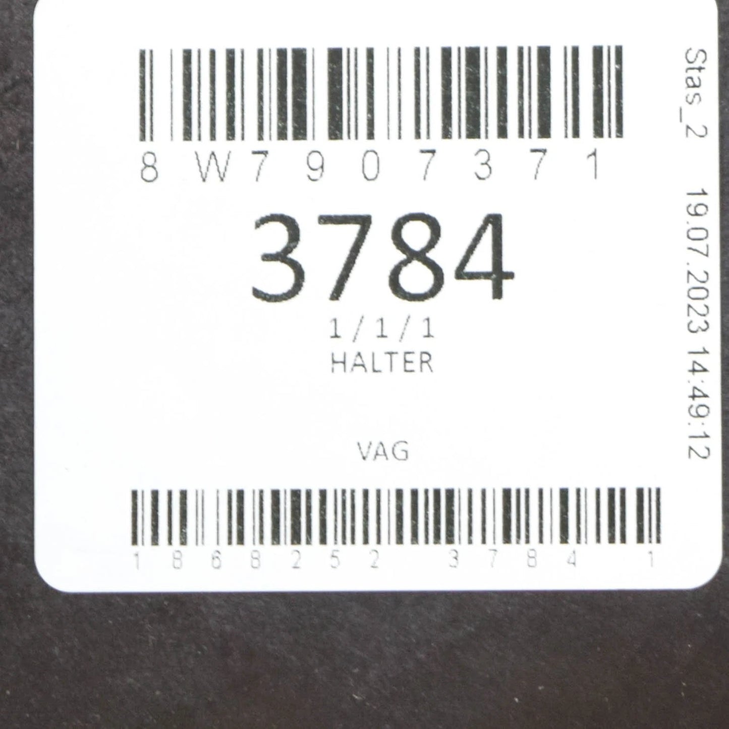 NEW AUDI A5 CABRIO F57 RADIO AMPLIFIER BRACKET 8W7907371 ORIGINAL