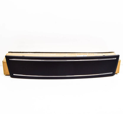 NEW AUDI Q7 FRONT GRILL NUMBER PLATE FILLER DELETE BLACK 4L08072873FZ