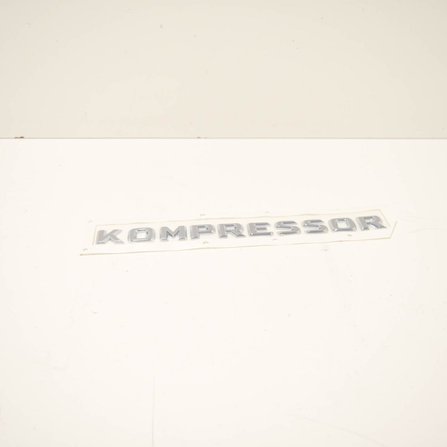 NEW MB SLK R170 TRUNK LID KOMPRESSOR CHROME BADGE A2038173015 ORIGINAL