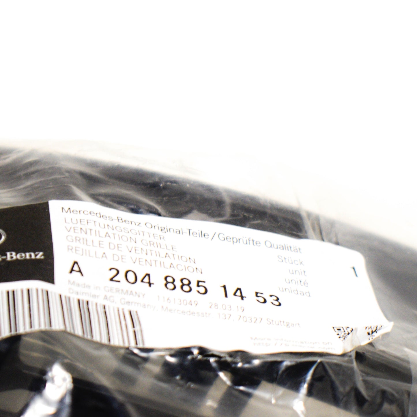 NEW MERCEDES-BENZ C W204 FRONT RIGHT GRILL A2048851453 ORIGINAL