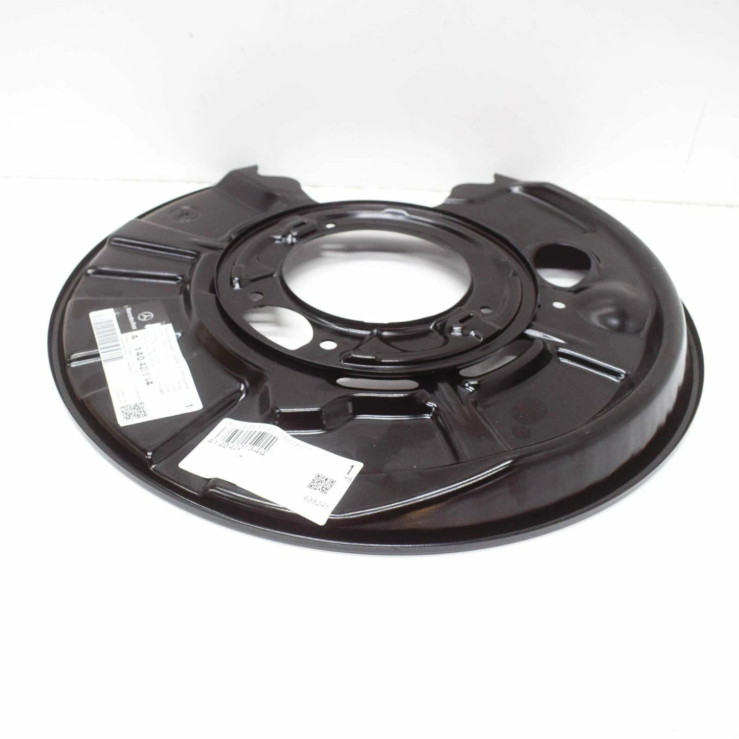 NEW MB S W140 REAR RIGHT WHEEL BRAKE PROTECTIVE PLATE A1404201344