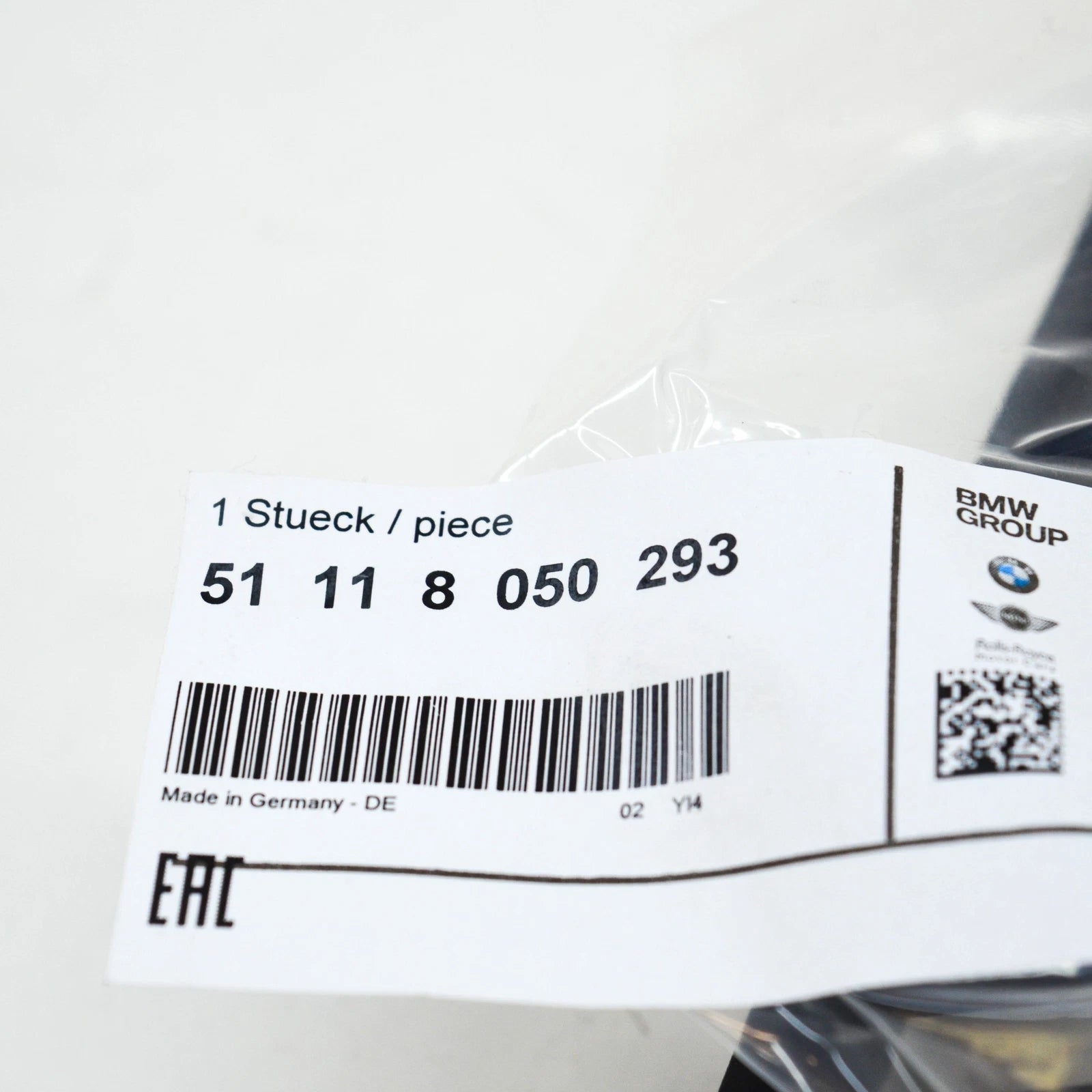 NEW BMW 7 F01 FRONT M BUMPER LOWER CENTER GRILLE ACC 51118050293 2015 ORIGINAL