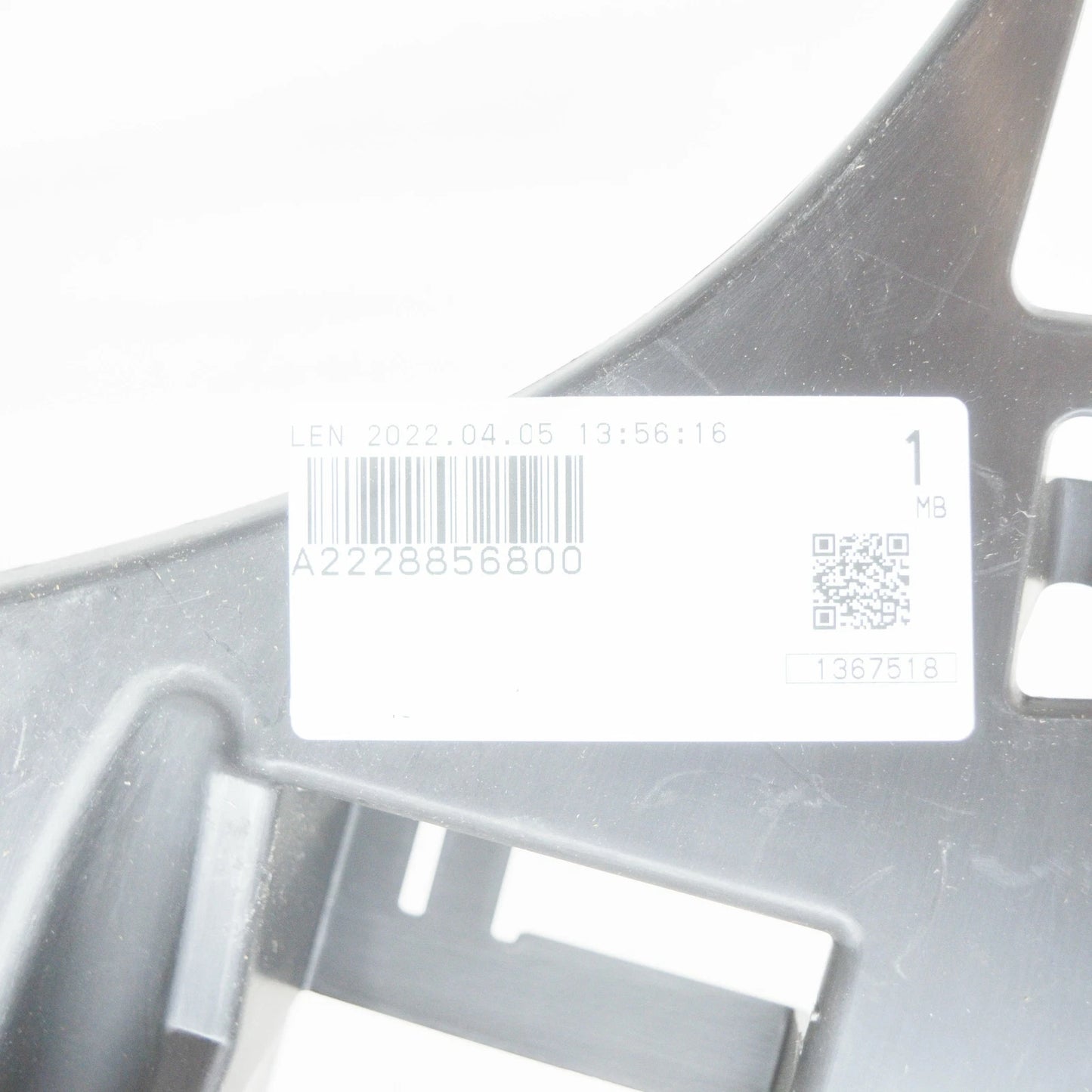 NEW MB S W222 FRONT LEFT OUTER BUMPER BASIC CARRIER A2228856800 ORIGINAL