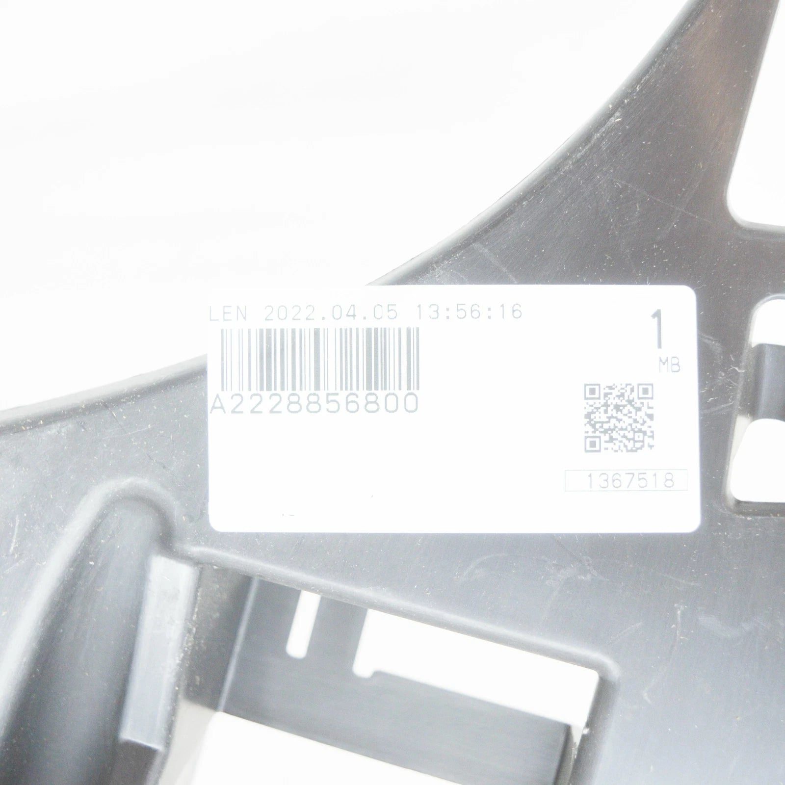 NEW MB S W222 FRONT LEFT OUTER BUMPER BASIC CARRIER A2228856800 ORIGINAL