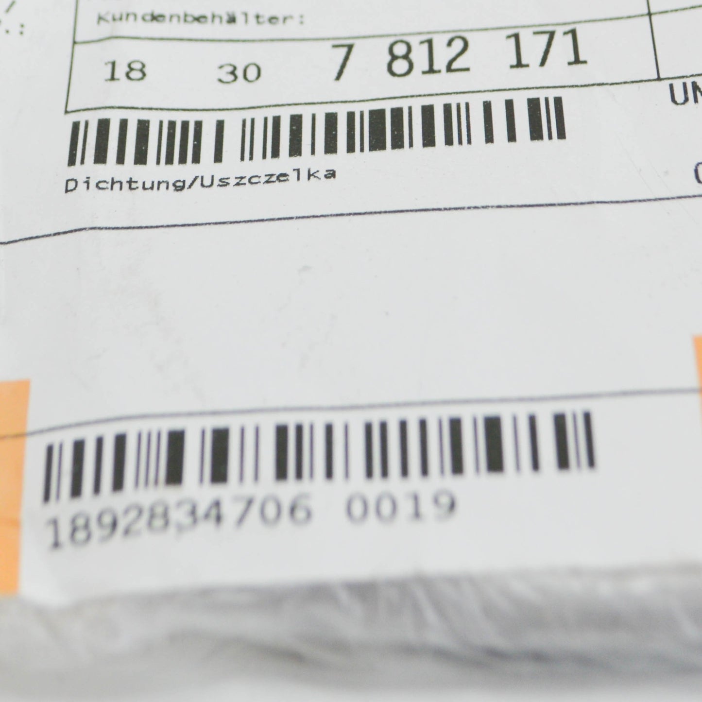 new bmw x5 e70 exhaust manifold gasket 18307812171 7812171 original