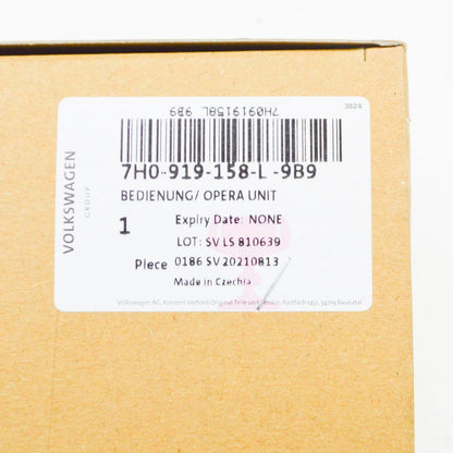 NEW VW TRANSPORTER T5 SUPPLEMENTARY HEATER CONTROL PANEL 7H0919158L9B9