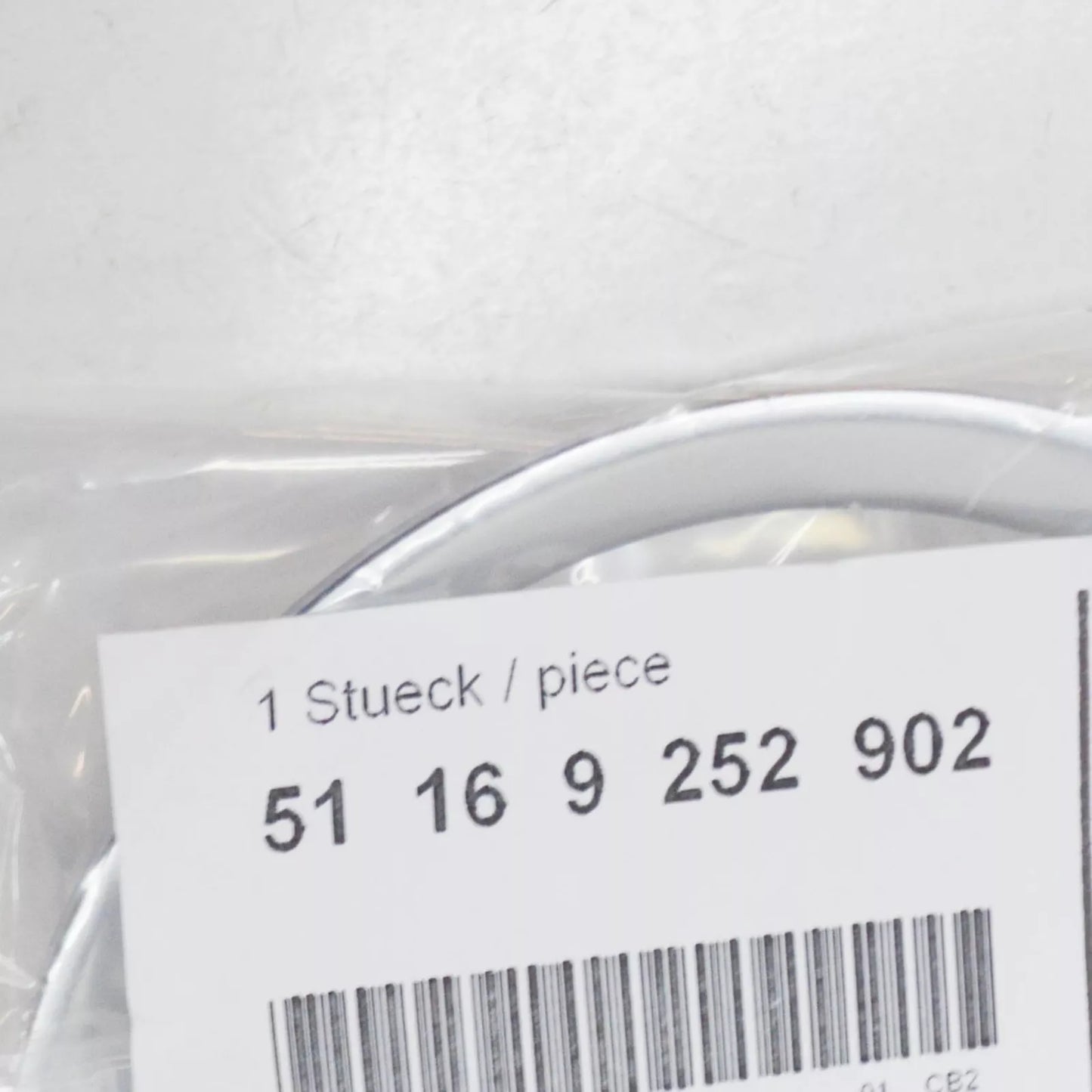 NEW BMW X1 E84 CENTER CONSOLE CHROME RING 51169252902 9252902 ORIGINAL