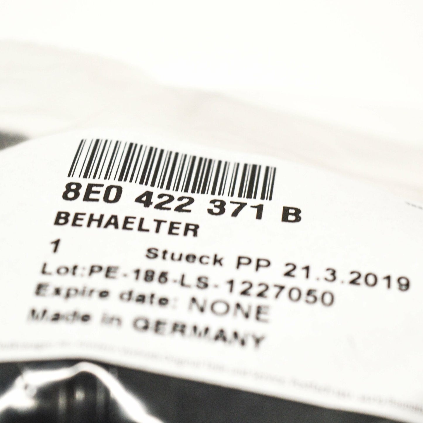 NEW AUDI A4 B6 POWER STEERING RESERVOIR 8E0422371B ORIGINAL