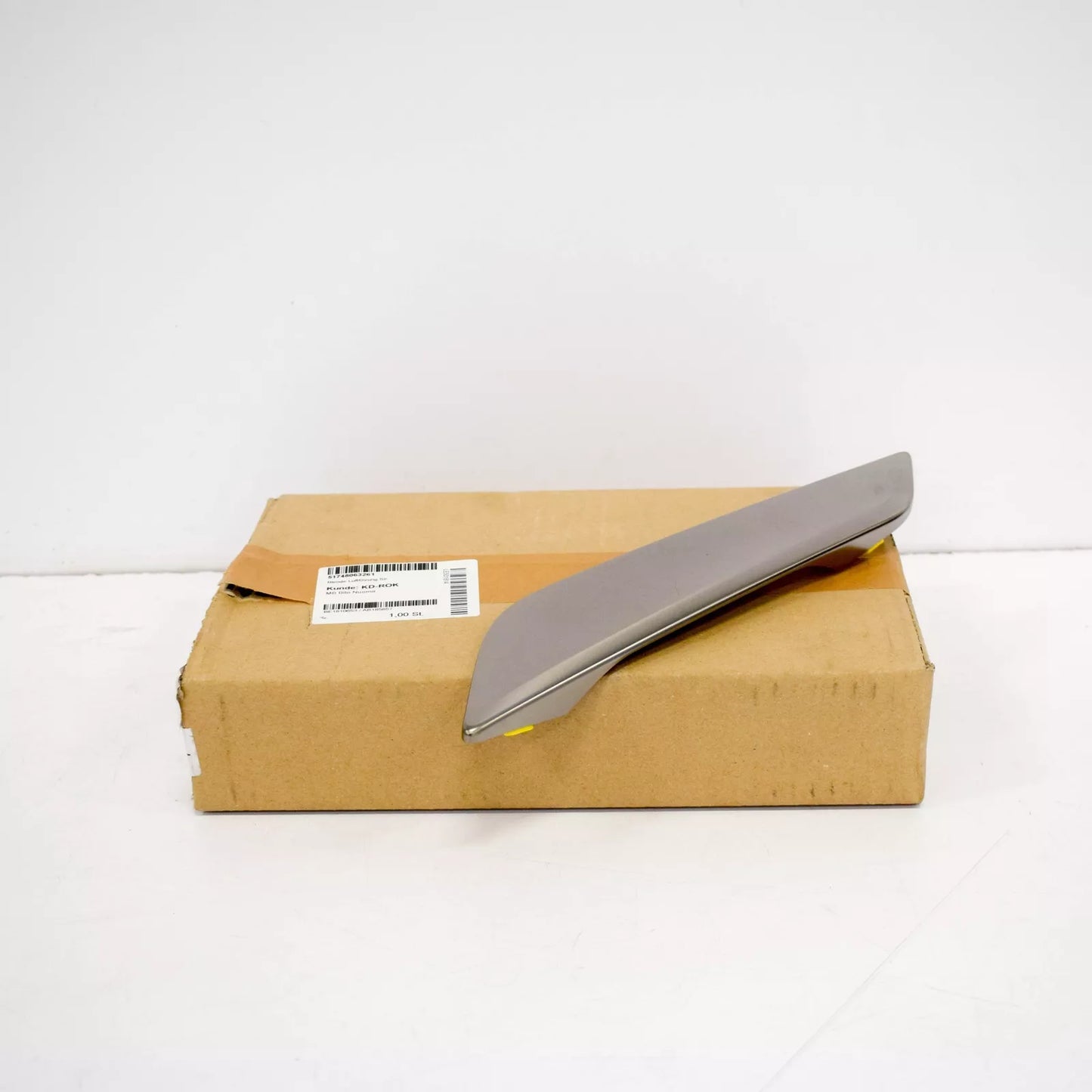 NEW BMW 5 G30 FRONT BUMPER LEFT SIDE AIR DUCT TRIM 8063261 ORIGINAL