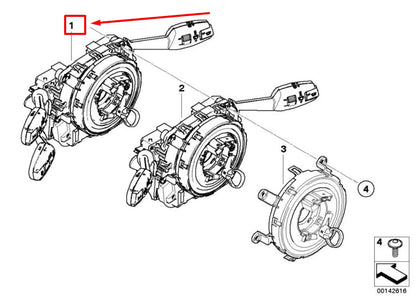 NEW BMW X5 E70 INDICATOR WIPER STALK SWITCH 61319164419 9164419 ORIGINAL