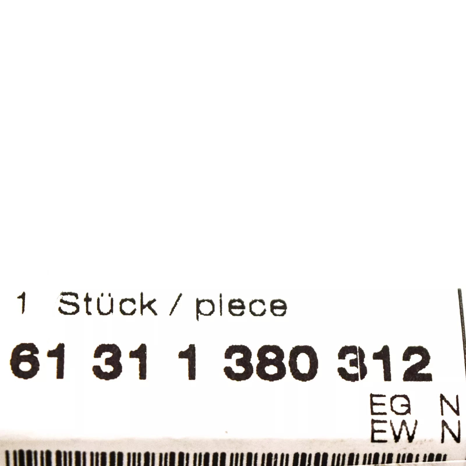 NEW BMW E28 E30 CABRIO COUPE FOG TAIL LIGHT LAMP SWITCH 1380312 61311380312