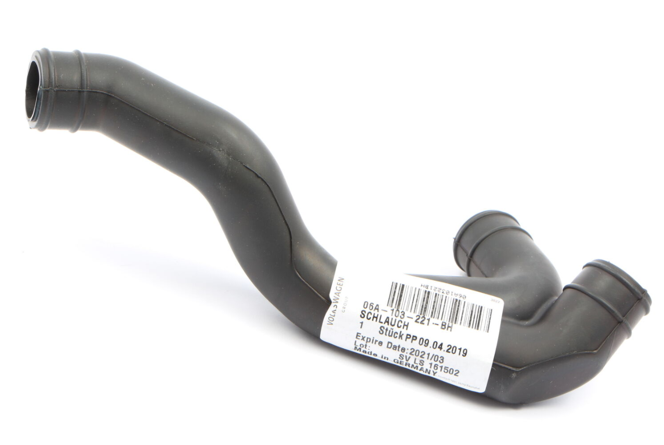 new audi a3 8l breather vent hose 06a103221bh original