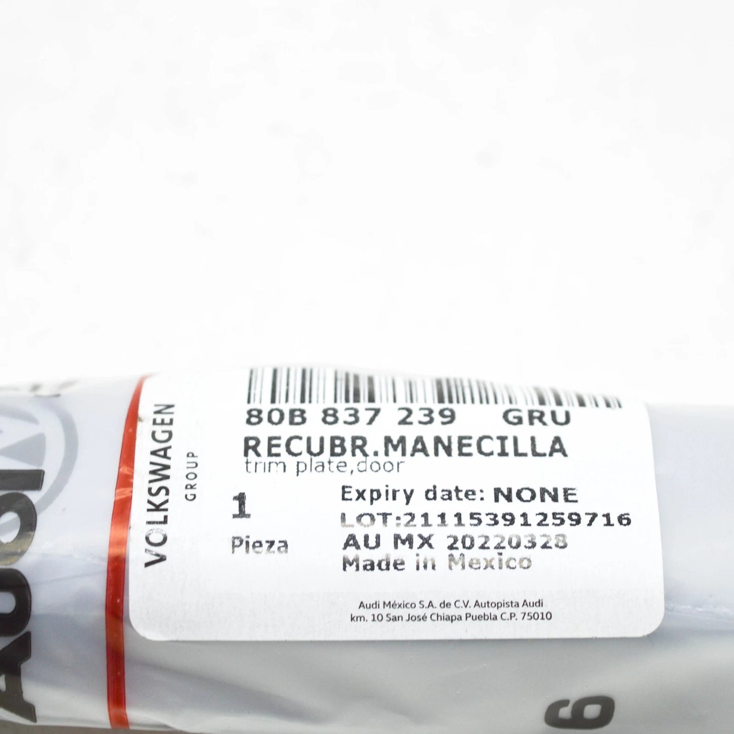 NEW AUDI Q5 FY FRONT LEFT DOOR EXTERIOR HANDLE 80B837239GRU LHD ORIGINAL