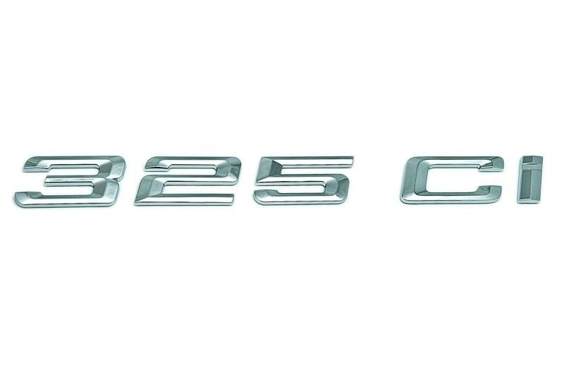 new bmw e46 trunk lid chrome 325ci emblem badge logo sign 7025253 51147025253