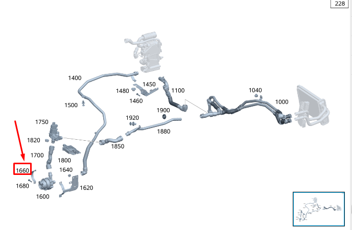 new mercedes-benz s w223 coolant pump retaining bracket a2235041600 original