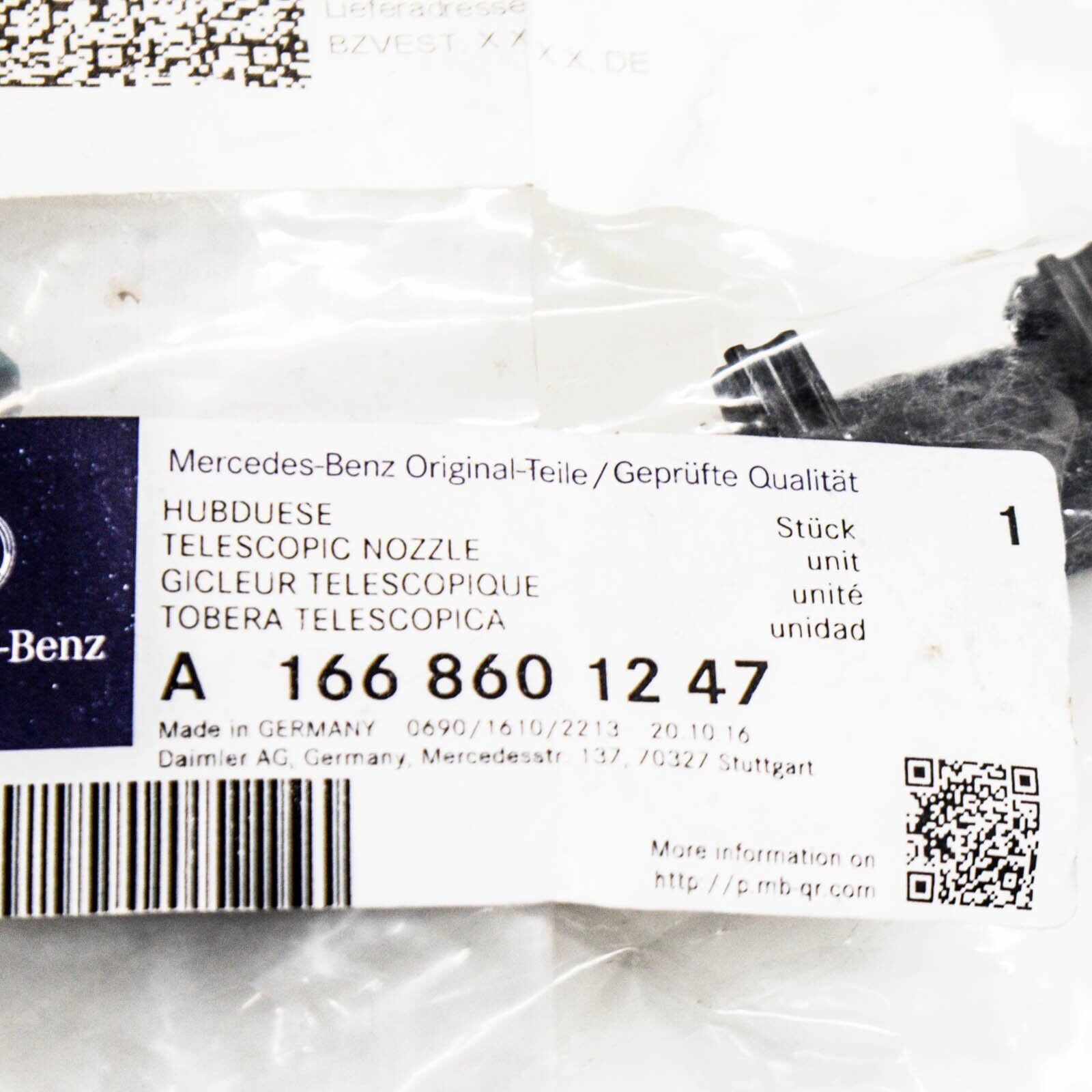 NEW MERCEDES-BENZ GL-CLASS X166 RIGHT SIDE HEADLAMP WASHER A1668601247 ORIGINAL