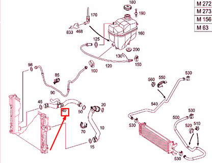 new mercedes-benz e-class w211 hoses a2115018182 2005 10904613 original