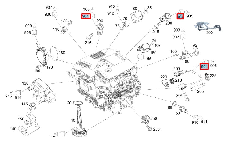 NEW MERCEDES-BENZ A W177 WIRING CABLE CONNECTOR PLUG A0005456019 ORIGINAL