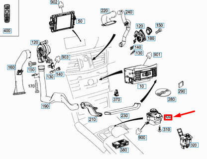 NEW MERCEDES-BENZ E C207 AUDIO COMAND CONTROL PANEL SWITCH A2128702951 ORIGINAL