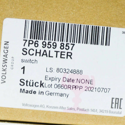 NEW VW TOURAN 1T MK1 FRONT LEFT DOOR WINDOW SWITCH LHD 7P6959857