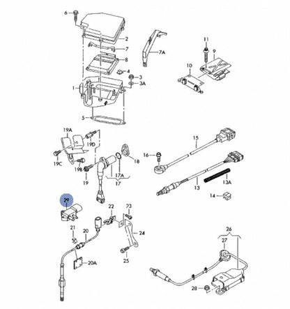 NEW AUDI A6 C6 DPF PRESSURE EXHAUST SENSOR 059906051A 3.0 DIESEL