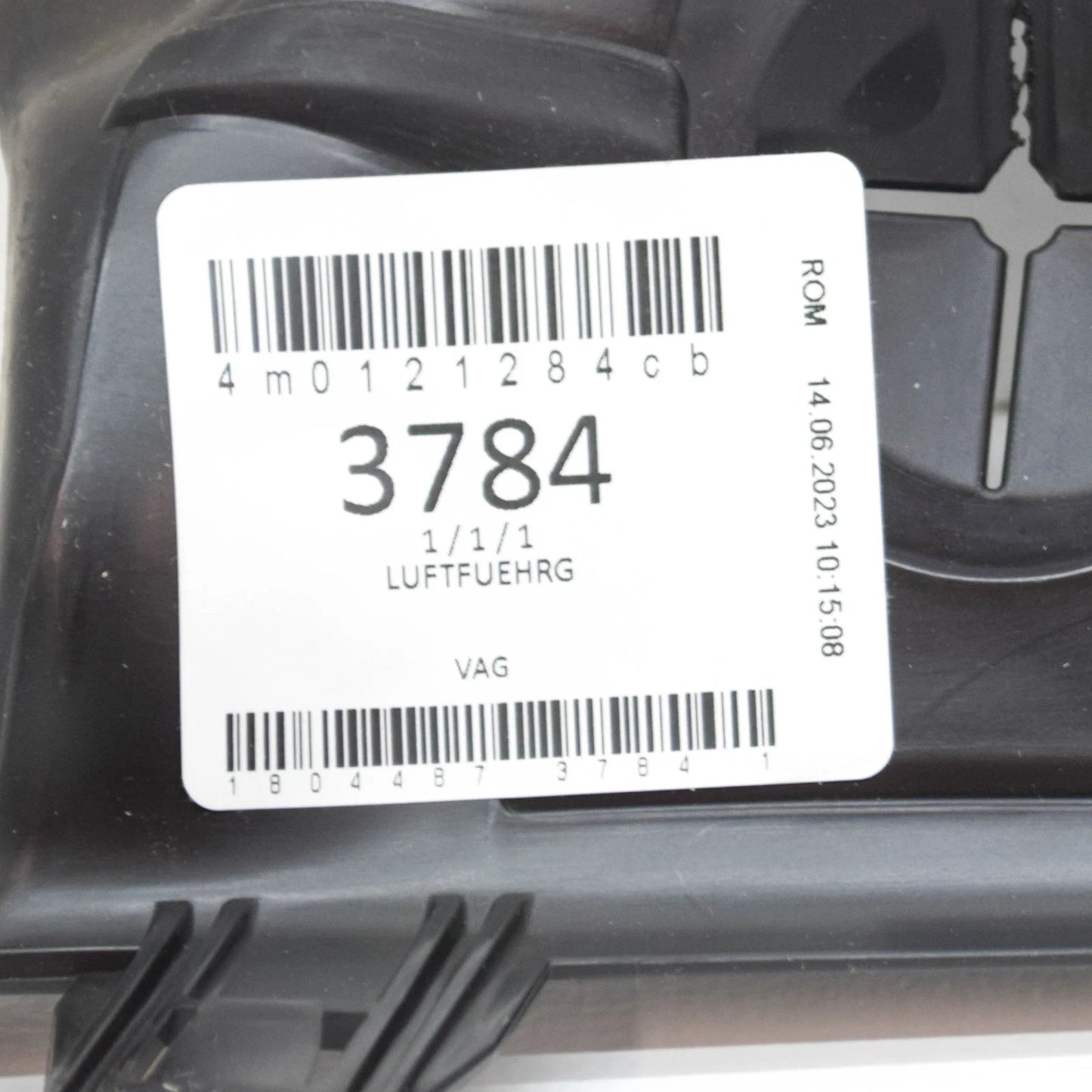 NEW AUDI Q7 4M RIGHT ENGINE RADIATOR AIR GUIDE 4M0121284CB ORIGINAL