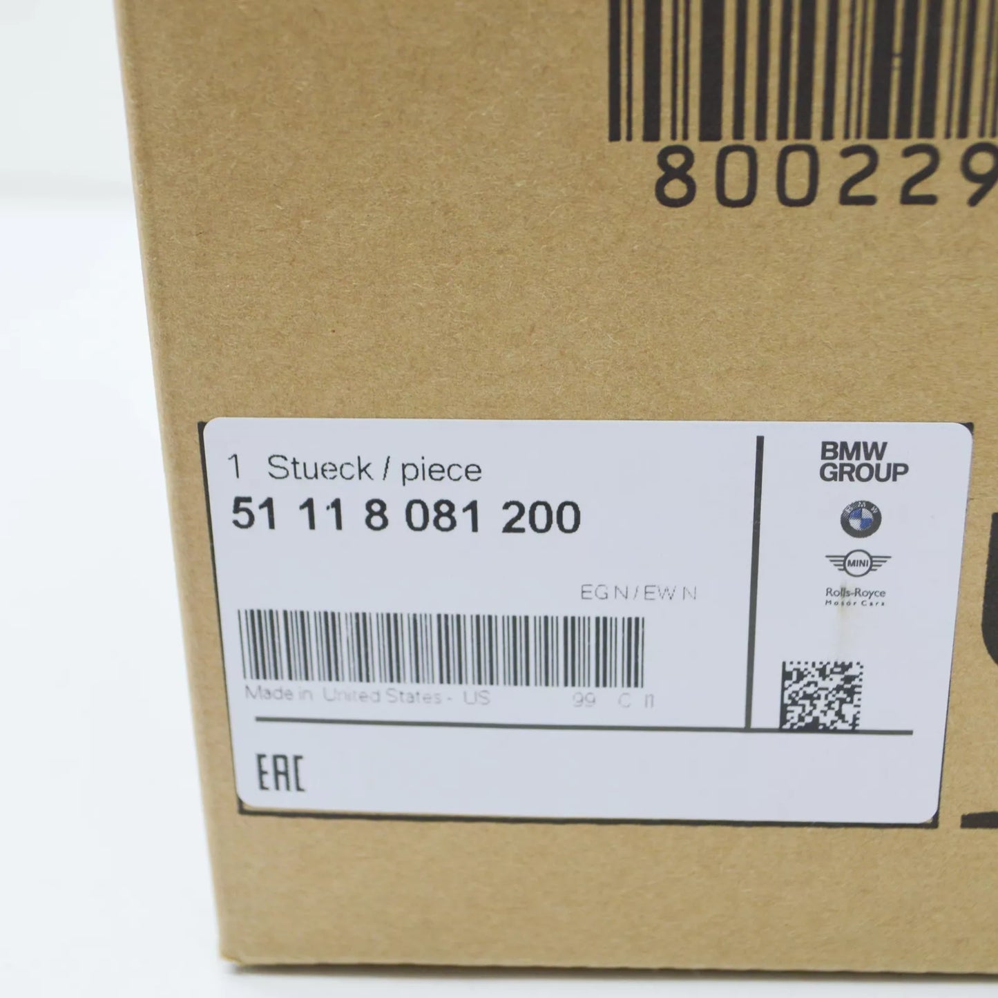 NEW BMW X4 G02 FRONT RIGHT AIR INLET COVER 51118081200 8081200 ORIGINAL