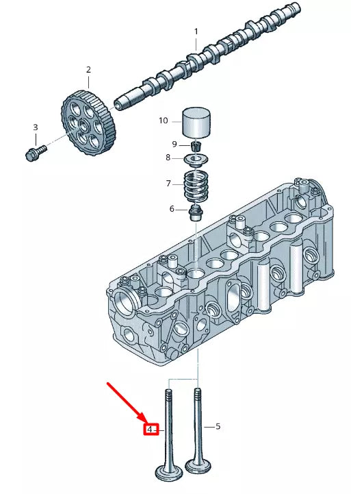 NEW VOLKSWAGEN CRAFTER 2F MK1 INLET VALVE 046109601J