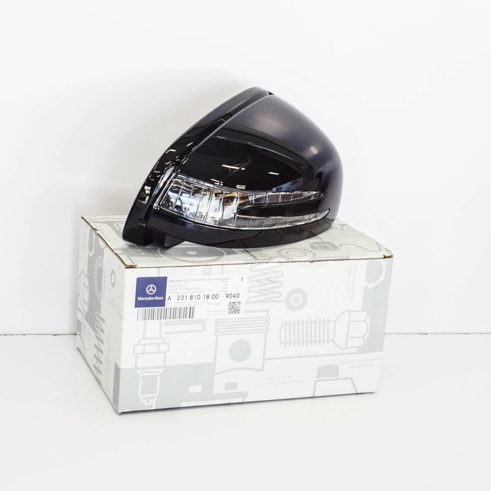 NEW MERCEDES-BENZ SL R231 FRONT RIGHT DOOR MIRROR FRAME A23181018009040 ORIGINAL