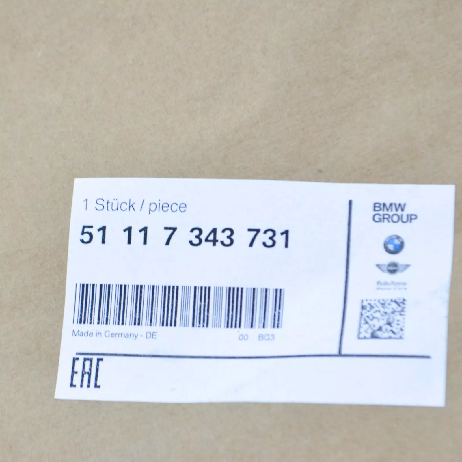 NEW BMW 2 F22 LEFT FOG LIGHT CLOSED GRILLE SPORT 51117343731 2015 ORIGINAL