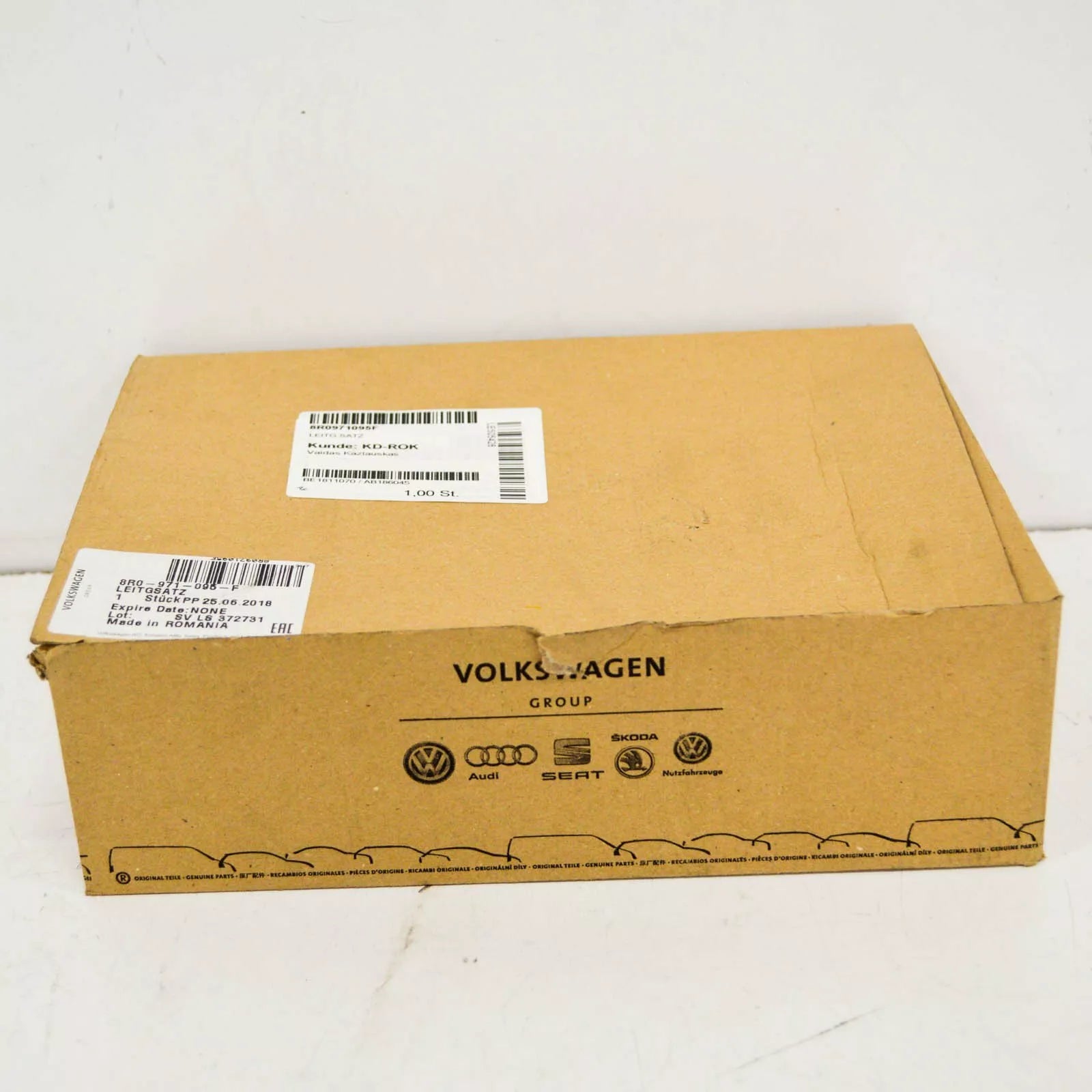 NEW AUDI Q5 8R FRONT PARKING SENSORS WIRING HARNESS LOOM 8R0971095F ORIGINAL