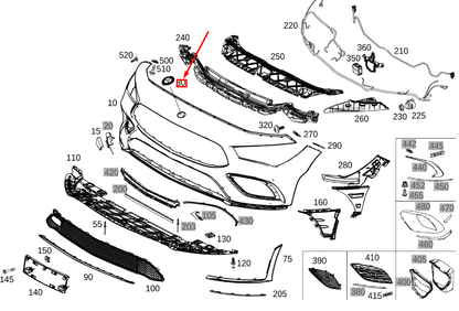 NEW MERCEDES-BENZ CLA C118 FRONT COMPANY SIGN BADGE A0008176203 ORIGINAL