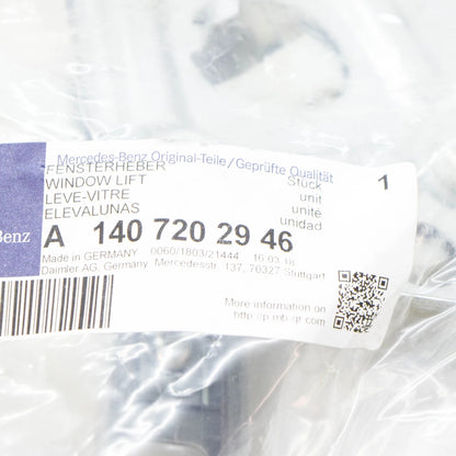 NEW MERCEDES-BENZ S-CLASS W140 FRONT LEFT WINDOW REGULATOR A1407202946 ORIGINAL