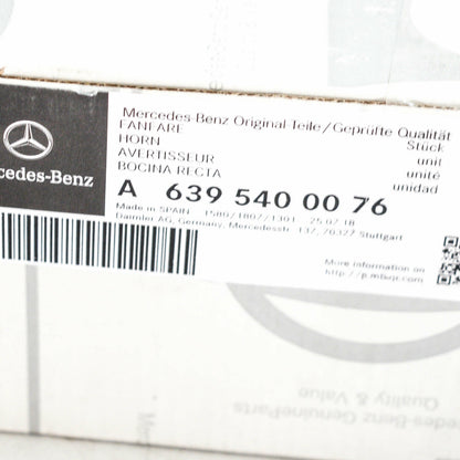 NEW MERCEDES BENZ VIANO W639 LOW TONE HORN SIGNAL A6395400076 ORIGINAL