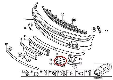NEW BMW COVER AIR DUCT PRIMED RIGHT E46 316I 1.6 1.9 7890094 51117890094