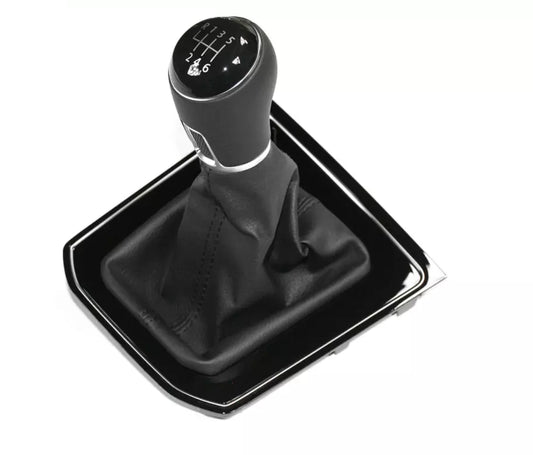 NEW VW TOURAN 5T GEAR SHIFTING KNOB WITH TRIM LHD 5TB711113AHQJ ORIGINAL