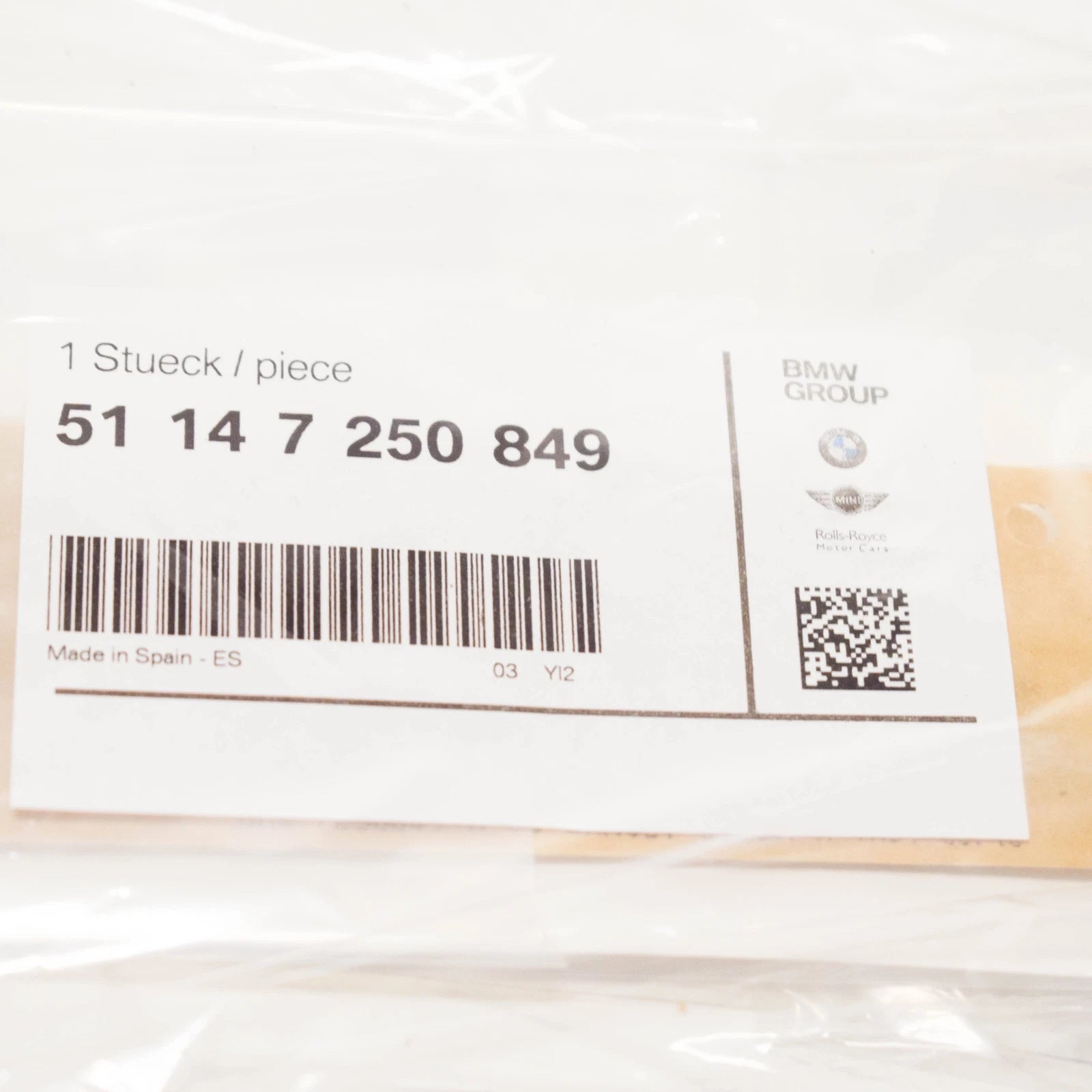 NEW BMW X5 E70 REAR TRUNK M BADGE EMBLEM 51147250849 7250849 ORIGINAL