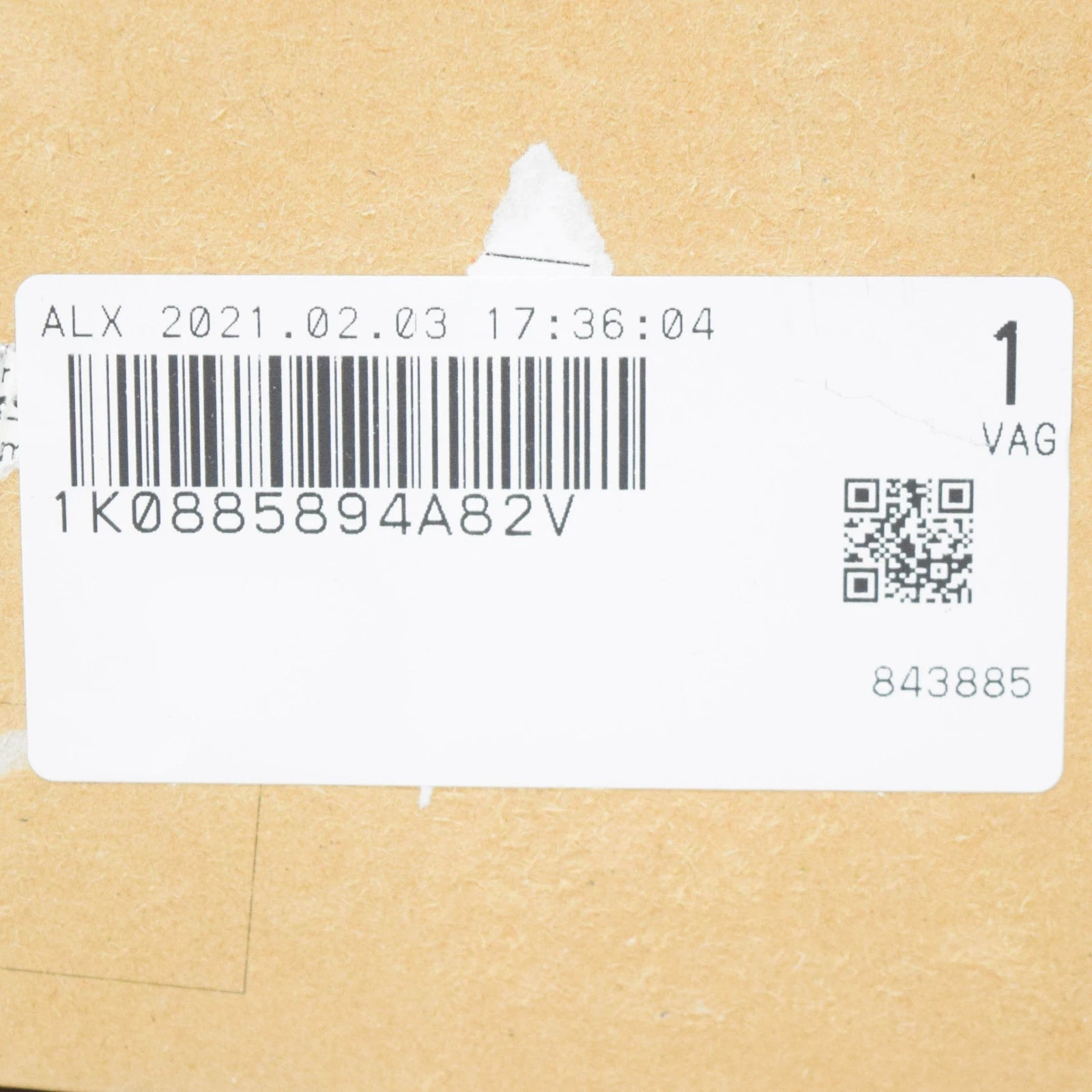 NEW VW GOLF MK5 REAR SPLIT SEAT BACKREST RIGHT LOCK TRIM 1K0885894A82V ORIGINAL