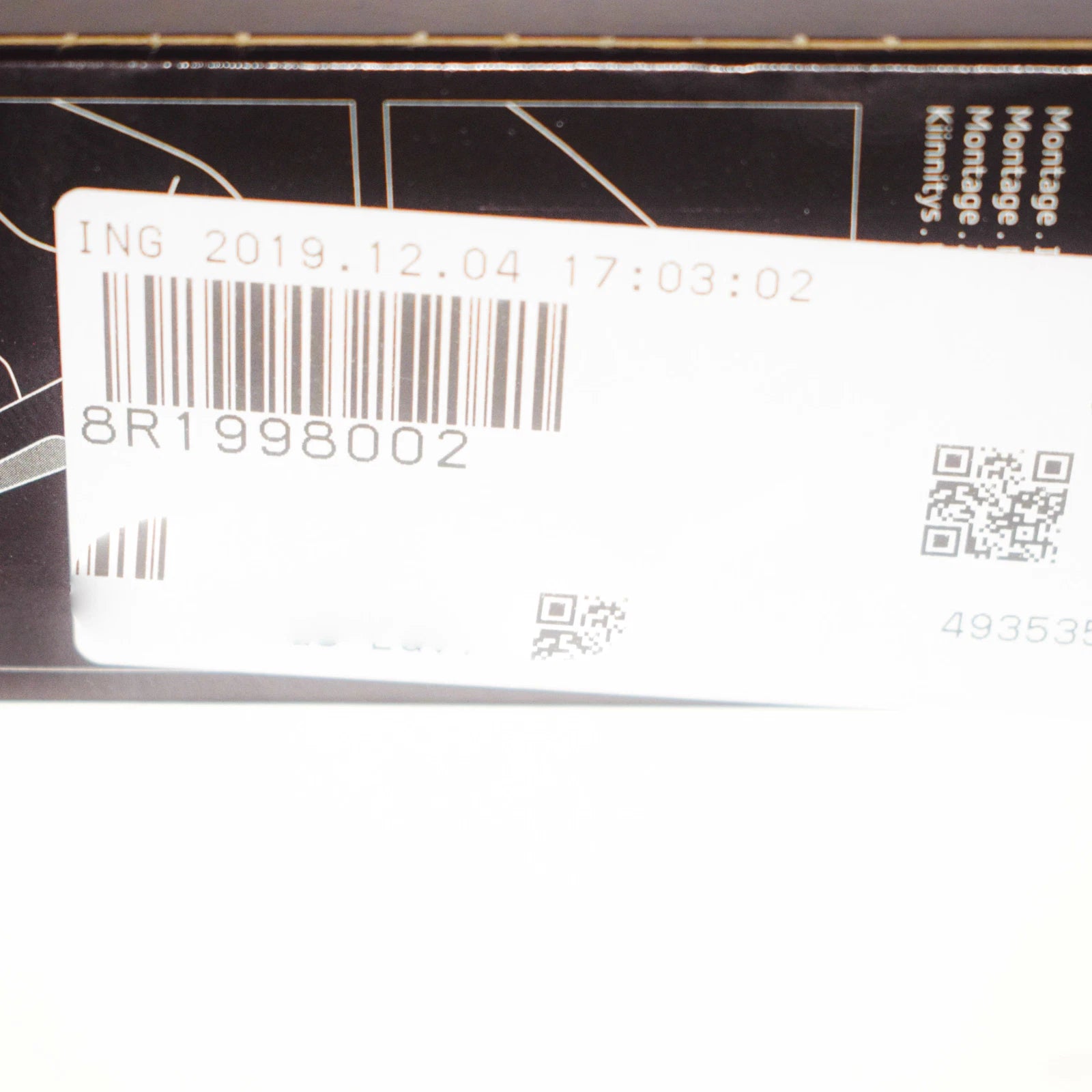 NEW AUDI Q5 8R FRONT WINDSCREEN WIPER BLADES SET LHD 8R1998002