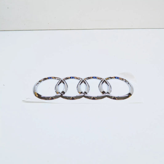 NEW AUDI A3 8V REAR TRUNK EMBLEM BADGE CHROME RINGS 8V4853742 2ZZ