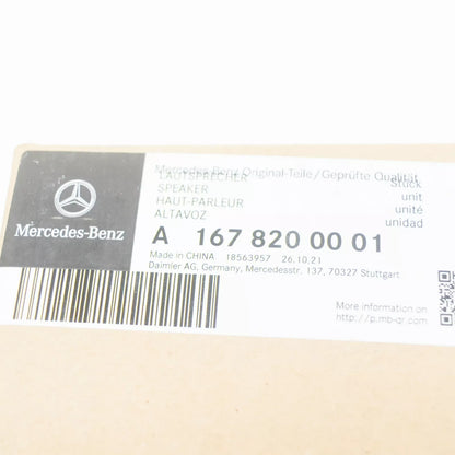 NEW MERCEDES-BENZ GLE W167 FRONT CENTER FILL TWEETER SPEAKER A1678200001