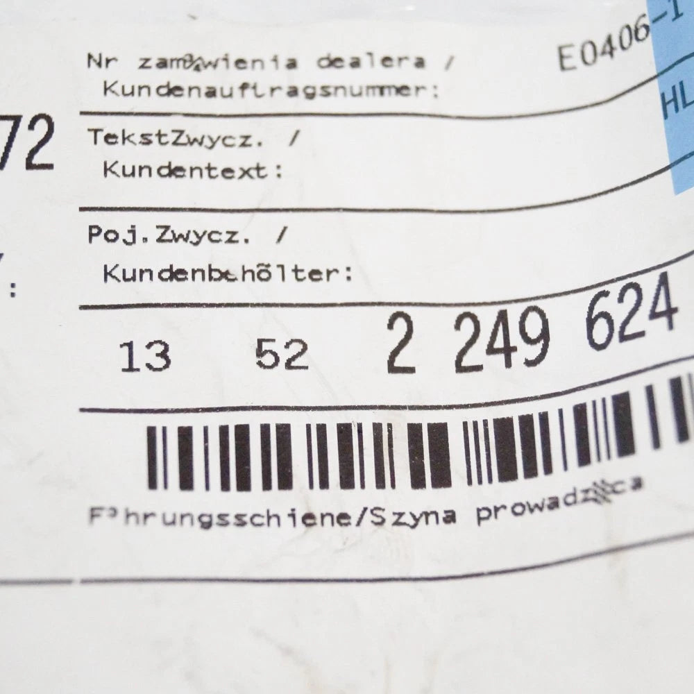 NEW BMW 3 E90 CHAIN GUIDE RAIL 13522249624 2249624 ORIGINAL